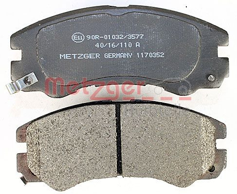 METZGER Bremsbelagsatz, Scheibenbremse